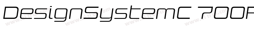 DesignSystemC 700R R字体转换